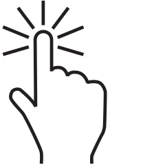 Simplifies surface activation icon